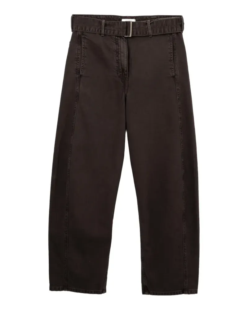 Magda Butrym Low-rise belted jeans - Braun Braun