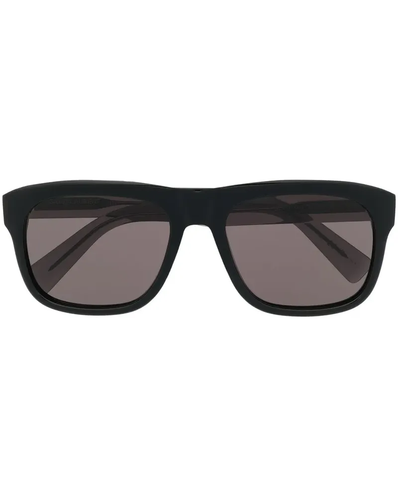 Saint Laurent Eckige SL 558 Sonnenbrille - Schwarz Schwarz