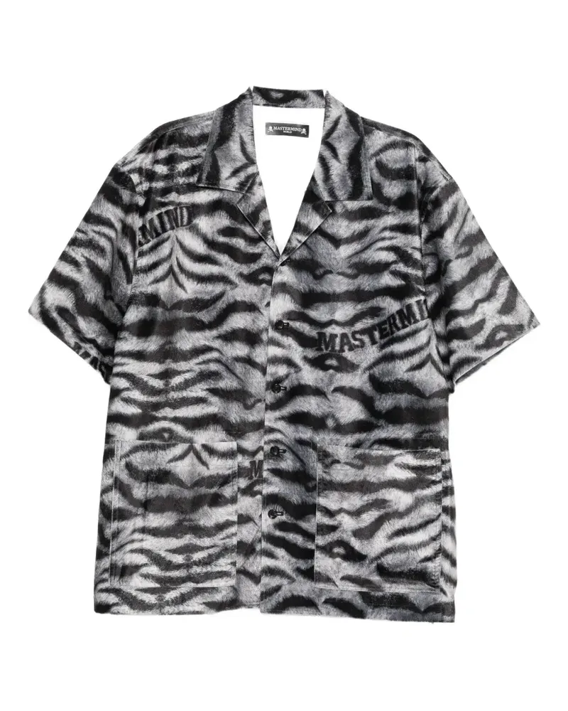 Mastermind World tiger-print shirt - Grau Grau