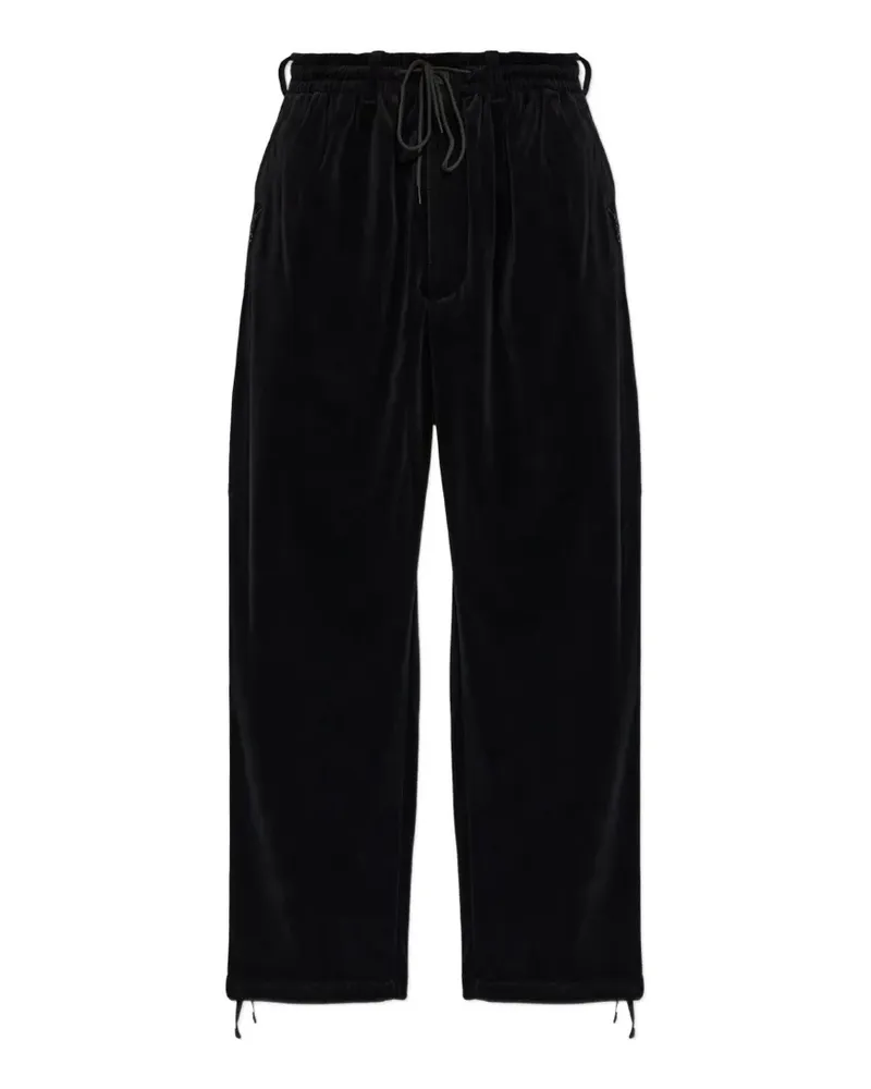 Y-3 corduroy drawstring trousers - Schwarz Schwarz
