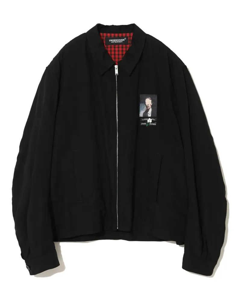 Undercover Hemdjacke mit grafischem Print - Schwarz Schwarz