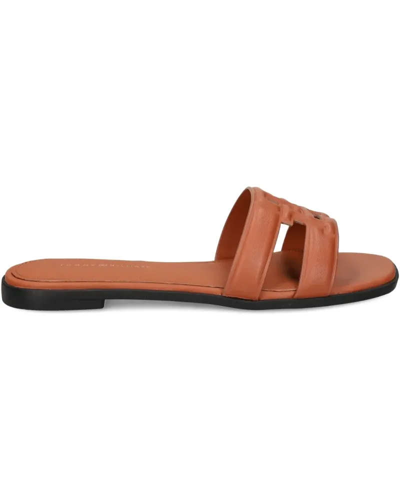 Tommy Hilfiger Sandalen aus Leder - Braun Braun