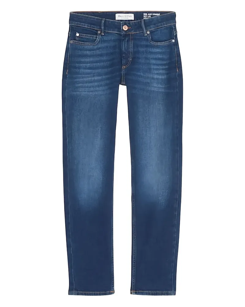 Marc O'Polo Jeans mit Logo-Patch - Blau Blau