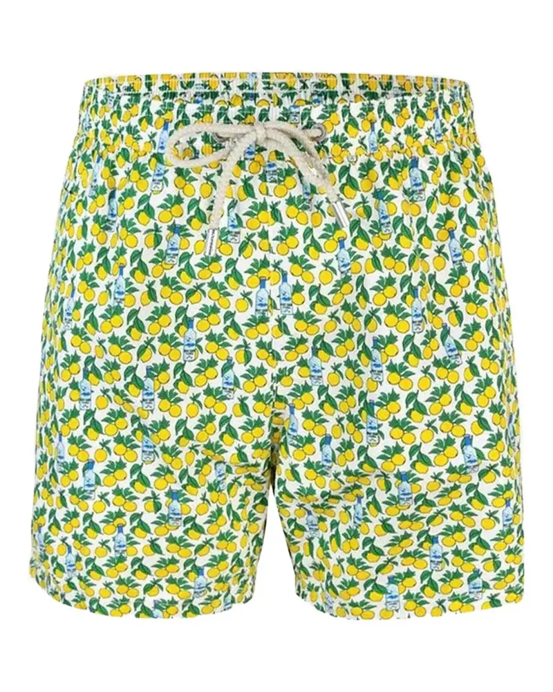 MC2 Saint Barth Badeshorts mit Zitrus-Print - Weiß Weiß
