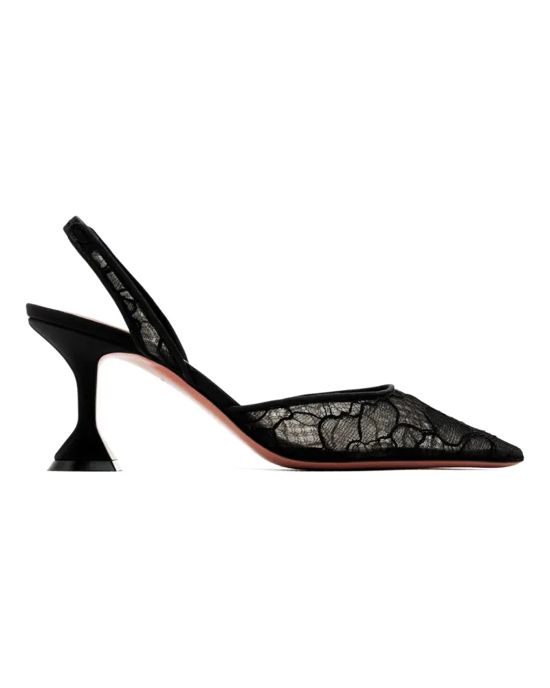Amina Muaddi Holli Slingback-Pumps - Schwarz Schwarz