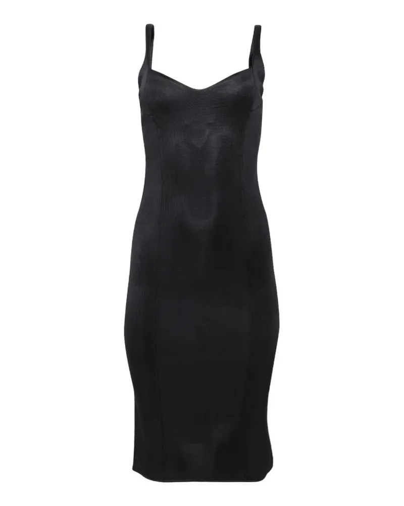 Balmain compact-jersey bodycon dress - Schwarz Schwarz