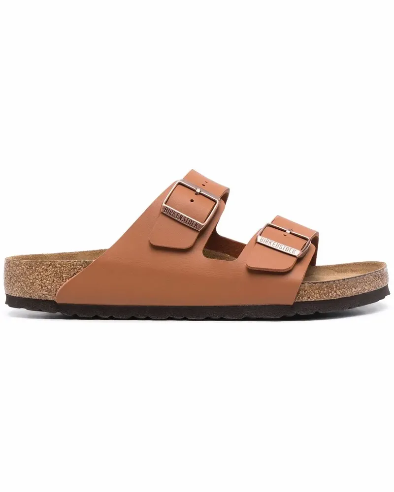 Birkenstock Arizona Pantoletten mit Doppelriemen - Braun Braun