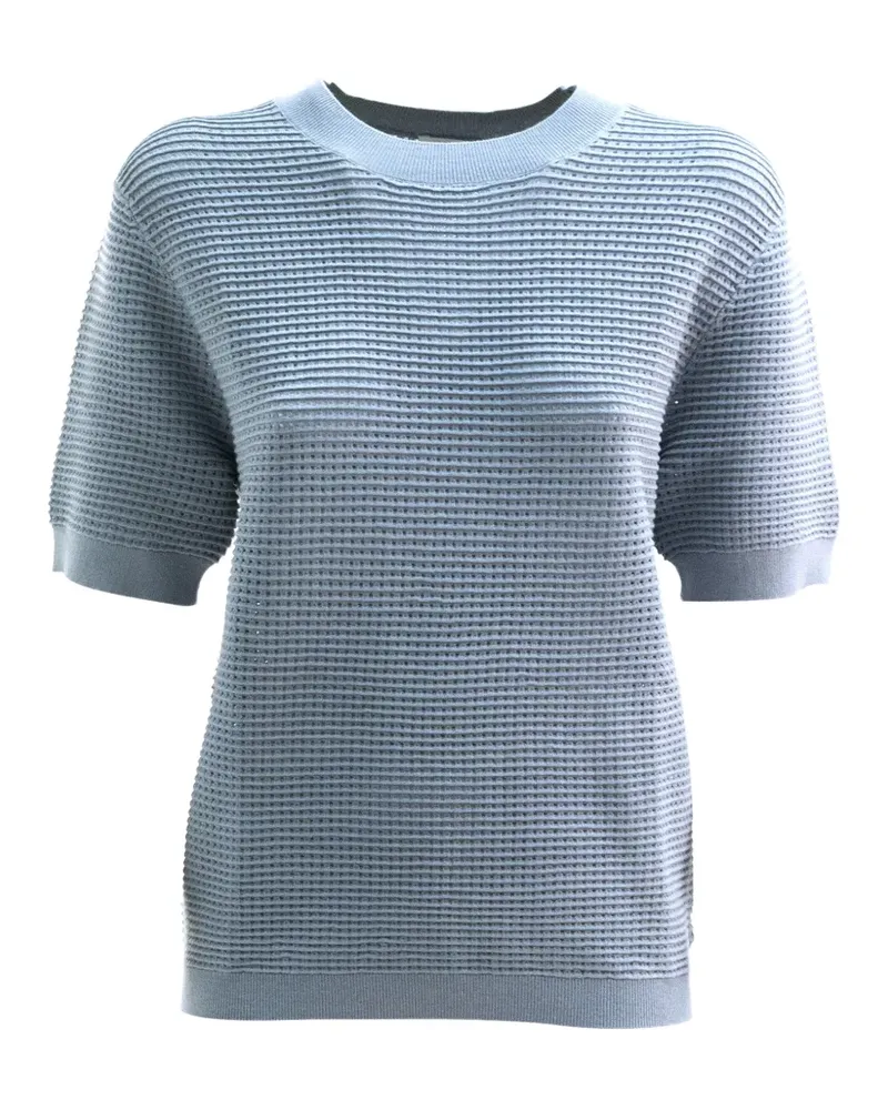 P.A.R.O.S.H. P.A.R.O H. Strukturierter Pullover - Blau Blau