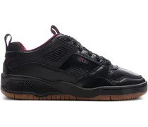 Corda Lux Sneakers mit perforiertem Einsatz - Schwarz