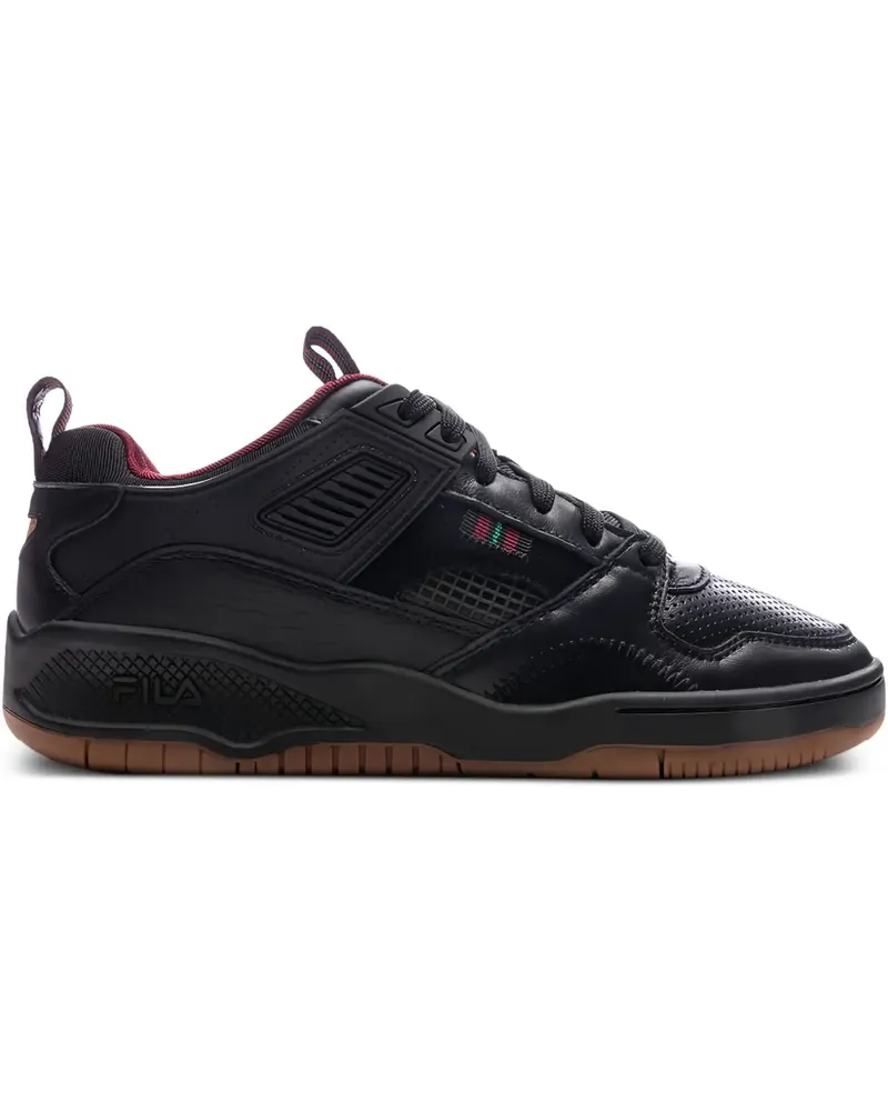 Fila Corda Lux Sneakers mit perforiertem Einsatz - Schwarz Schwarz