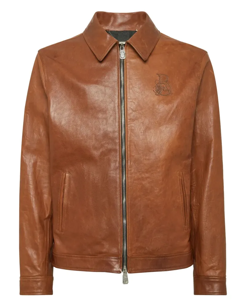 Billionaire Jacke mit Logo-Stickerei - Braun Braun