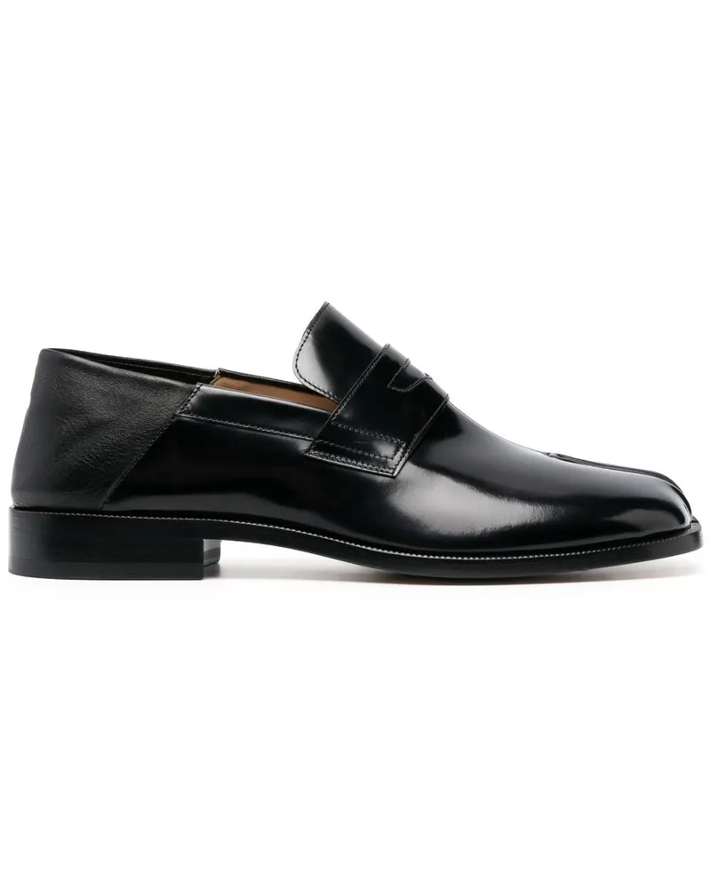 Maison Margiela Loafer mit Tabi-Kappe Schwarz