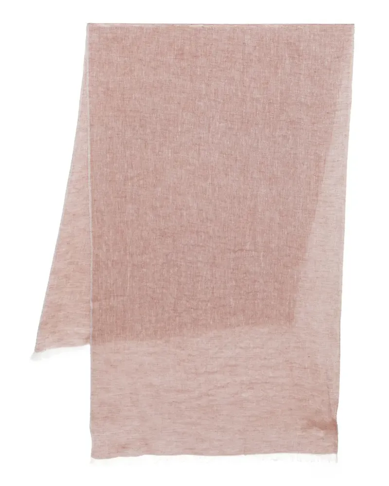 Eleventy Schal mit Fransen - Rosa Rosa