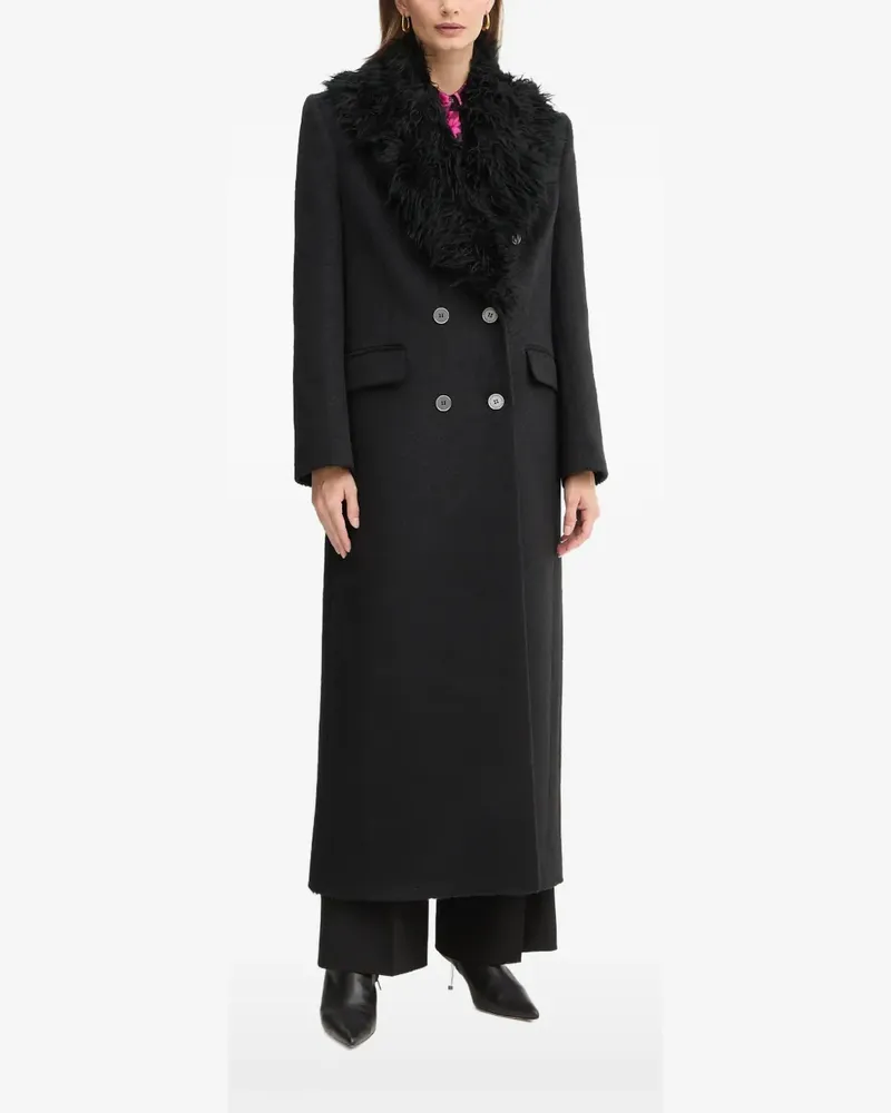 Versace Jeans double-breasted coat - Schwarz Schwarz