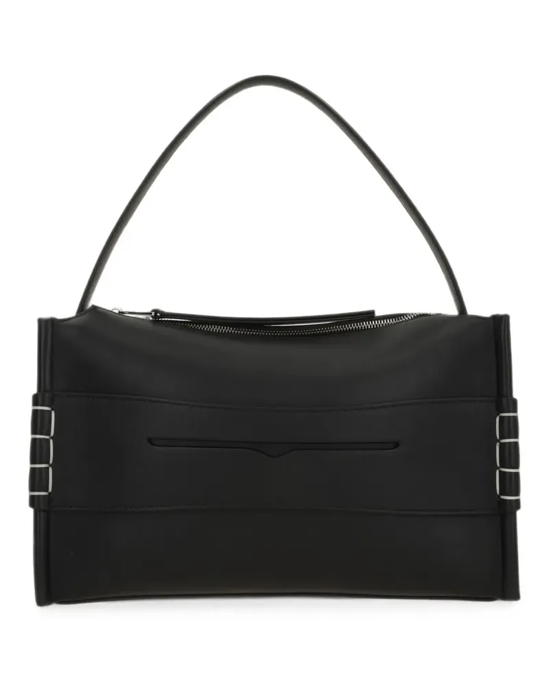 J.W.Anderson contrast-stitch shoulder bag - Schwarz Schwarz