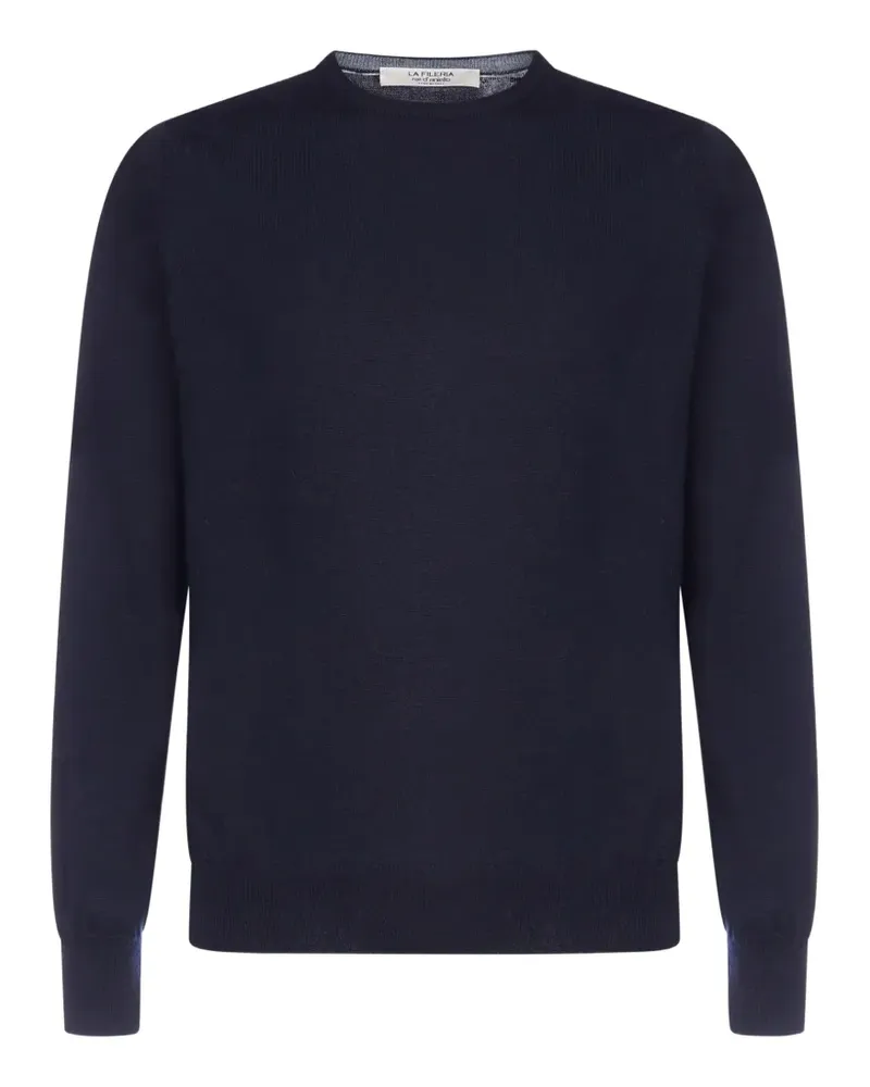 D4.0 crew-neck sweater - Blau Blau