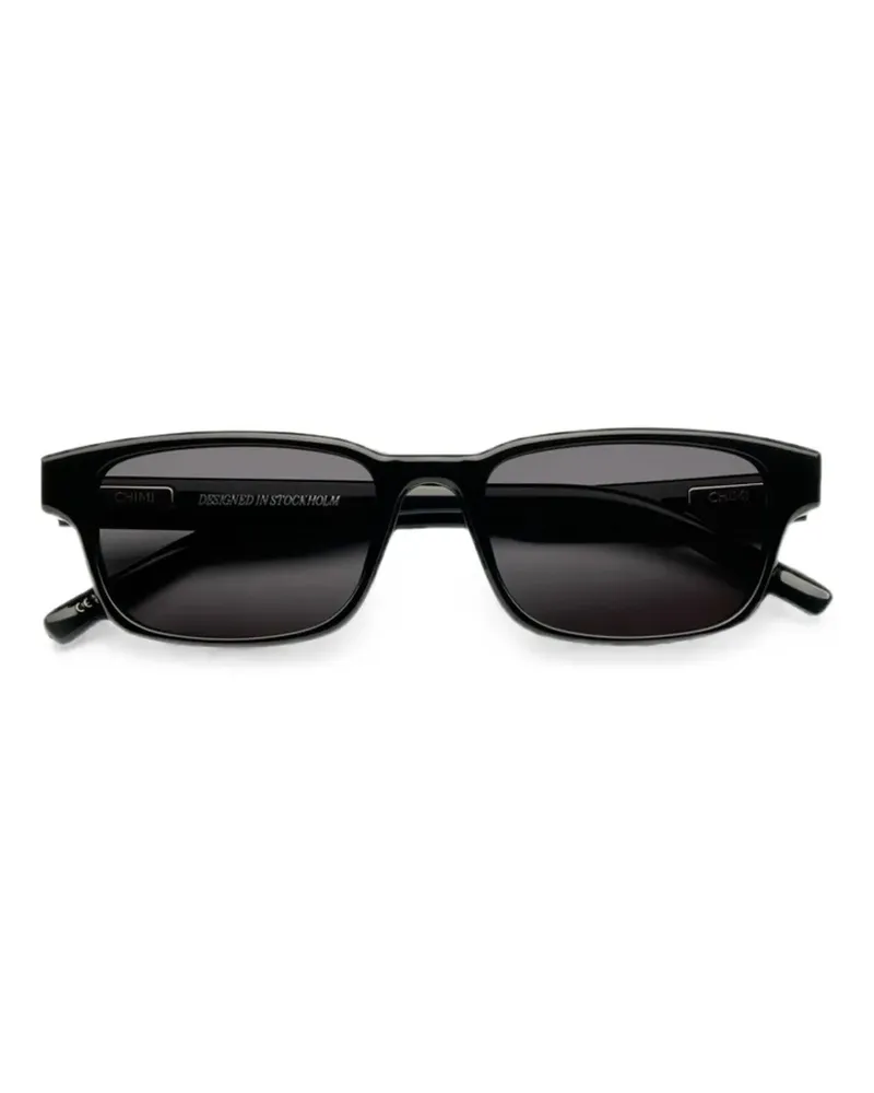 CHIMI Kasi rectangle-frame sunglasses - Schwarz Schwarz