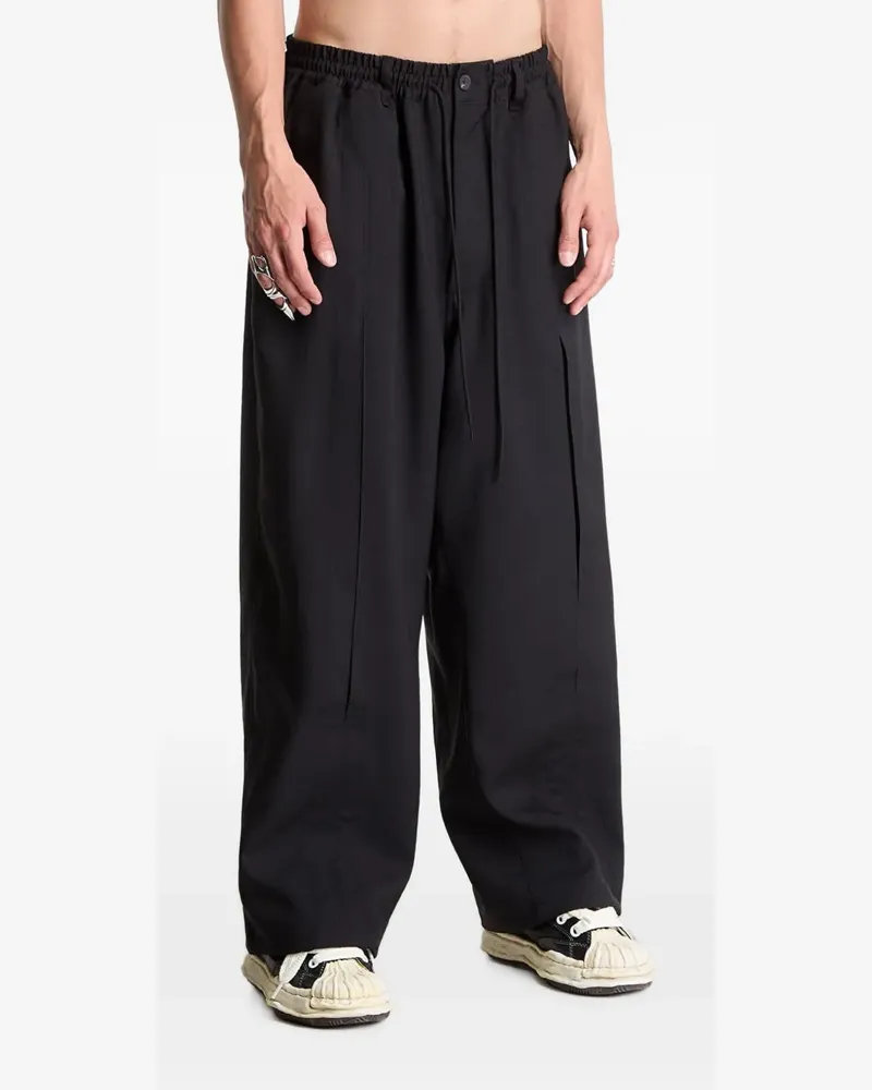 Y-3 Sport Uniform box-pleated trousers - Schwarz Schwarz