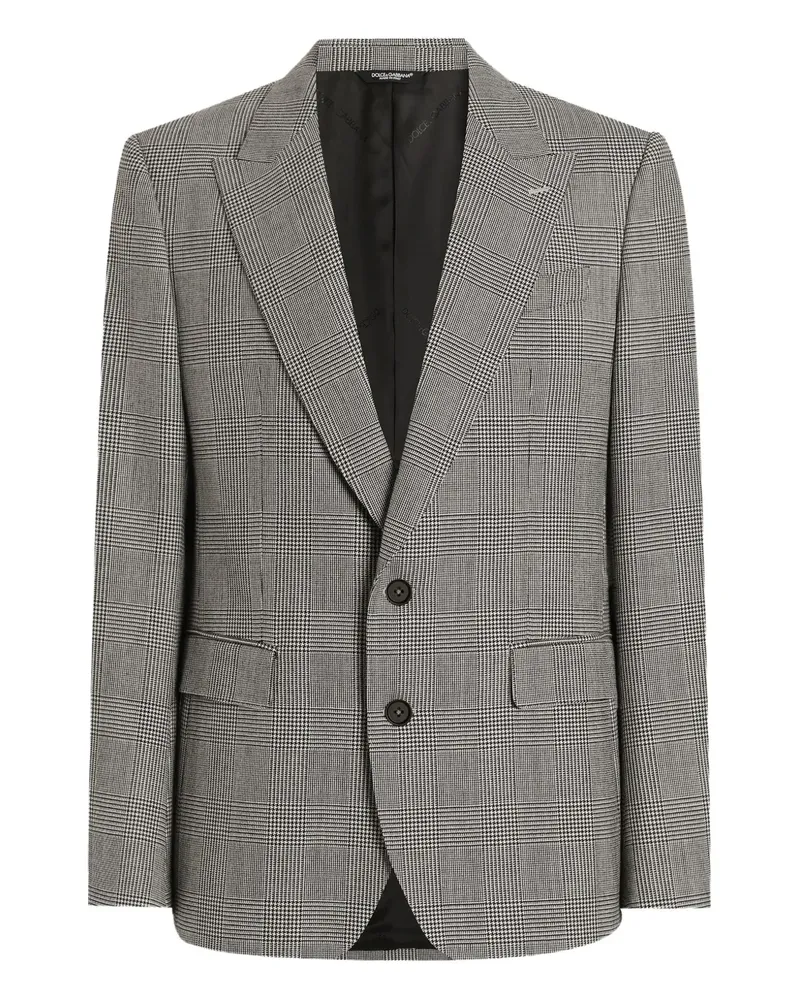 Dolce & Gabbana Einreihiges Sakko - Schwarz Schwarz