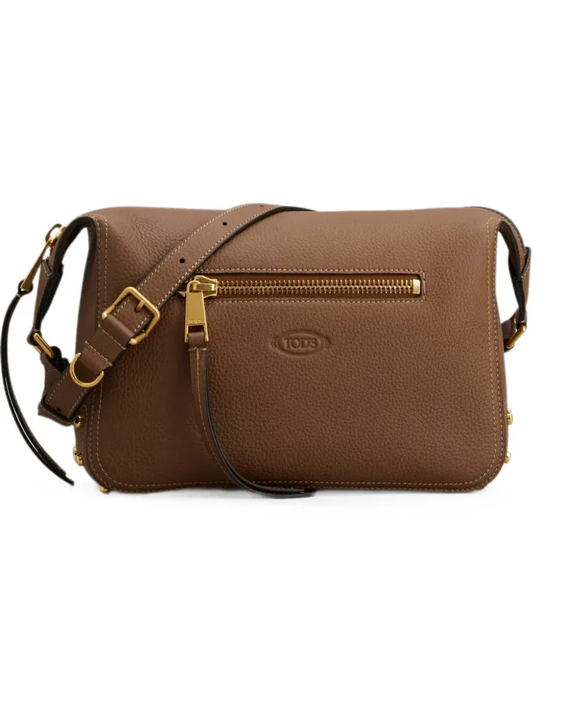 TOD'S Mini GMT Schultertasche - Braun Braun