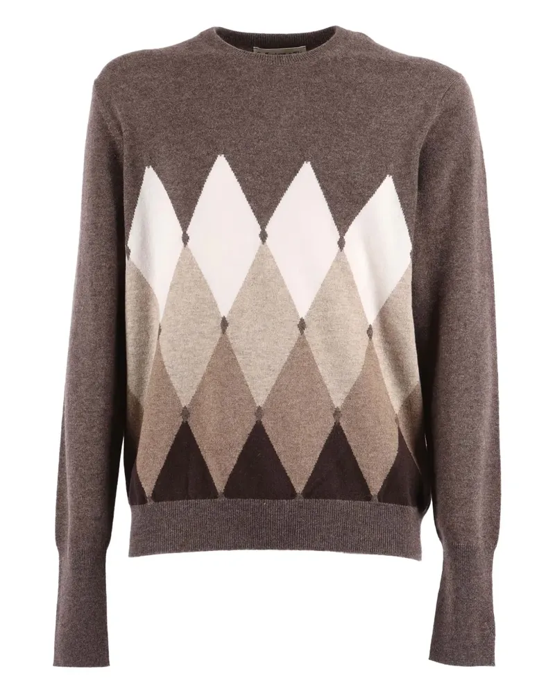 Ballantyne argyle crew-neck sweater - Braun Braun