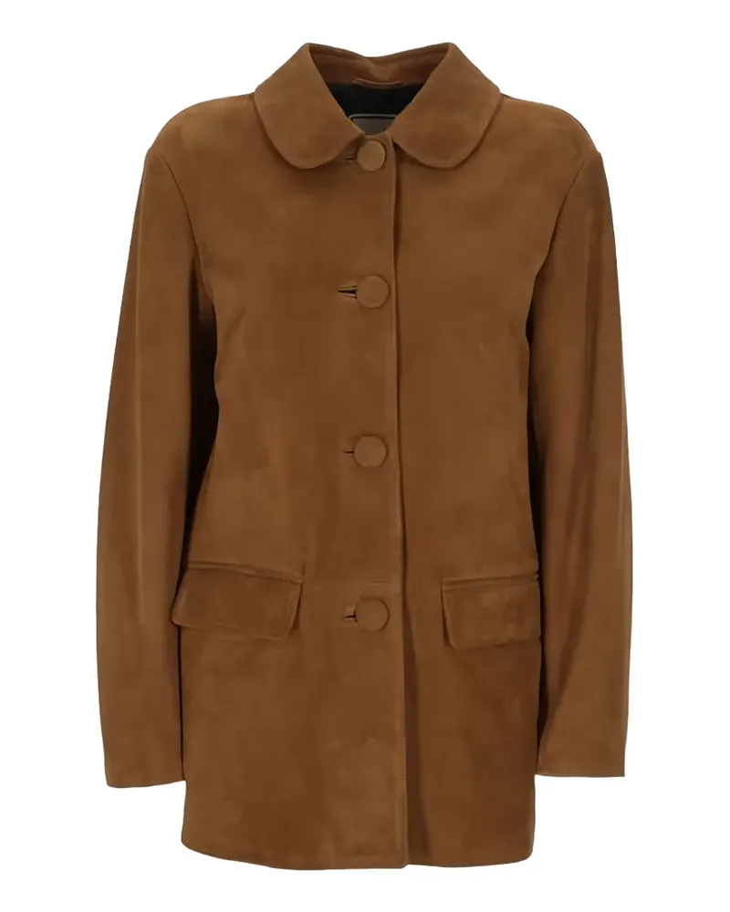 Tagliatore buttoned front-pocket coat - Braun Braun