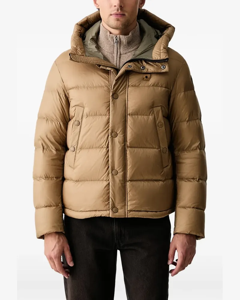 Blauer Clipper hooded jacket - Braun Braun