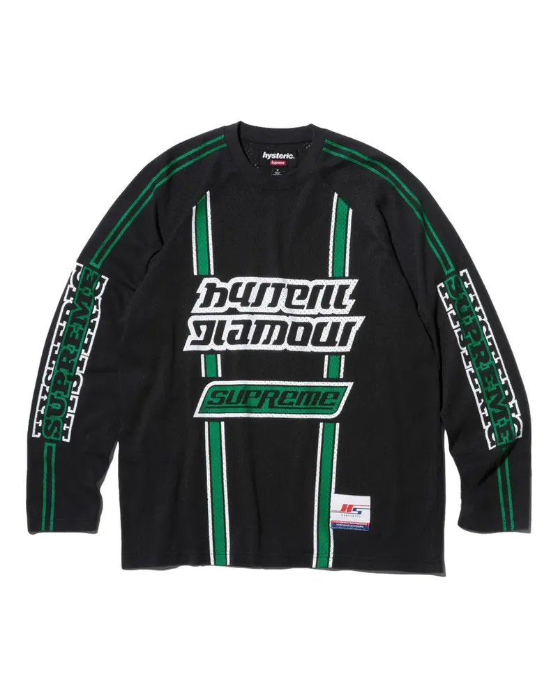 Supreme Being x Hysteric Glamour T-Shirt mit Logo-Print - Schwarz Schwarz