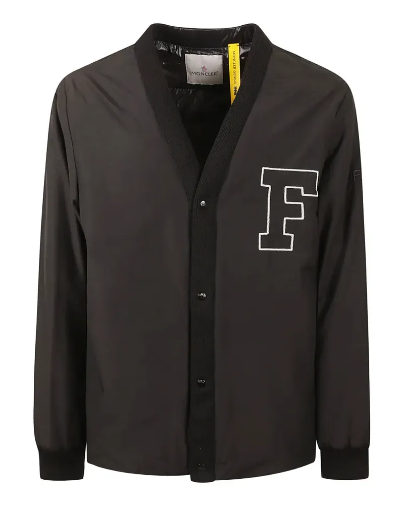 Moncler x FRGMT logo-patch jacket - Schwarz Schwarz