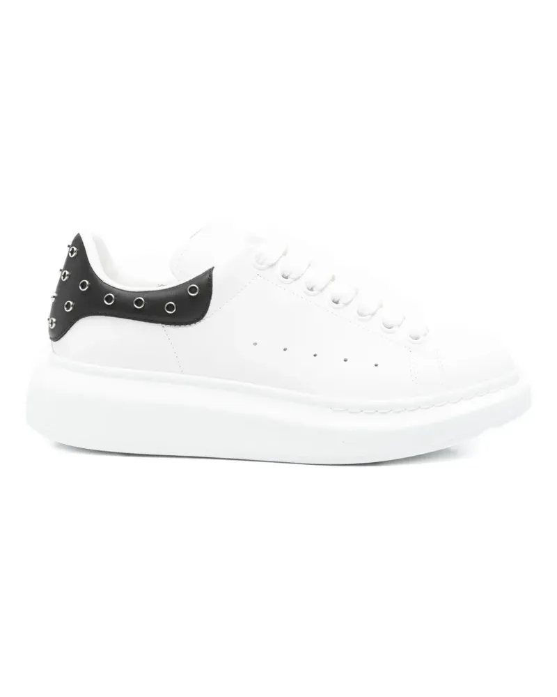 Alexander McQueen eyelet-details lace-up sneakers - Weiß Weiß