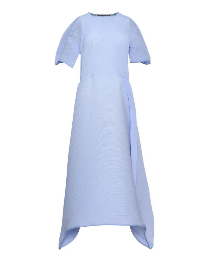 Melitta Baumeister ripple-texture dress - Blau Blau