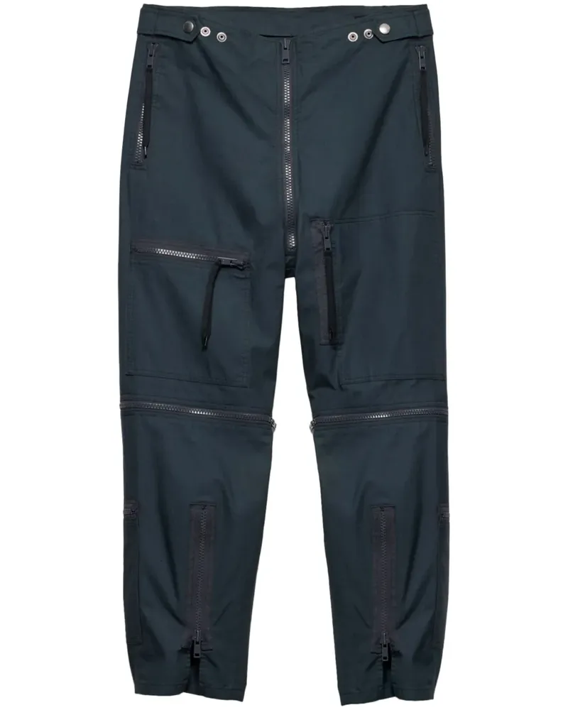 Prada Hose mit Reißverschlussdetail - Grau Grau