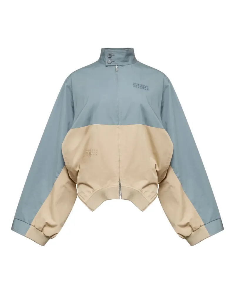 Maison Margiela Jacke in Colour-Block-Optik - Blau Blau