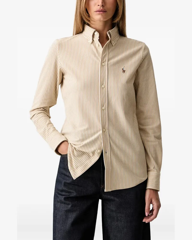 Ralph Lauren Gestreiftes Hemd - Nude Nude