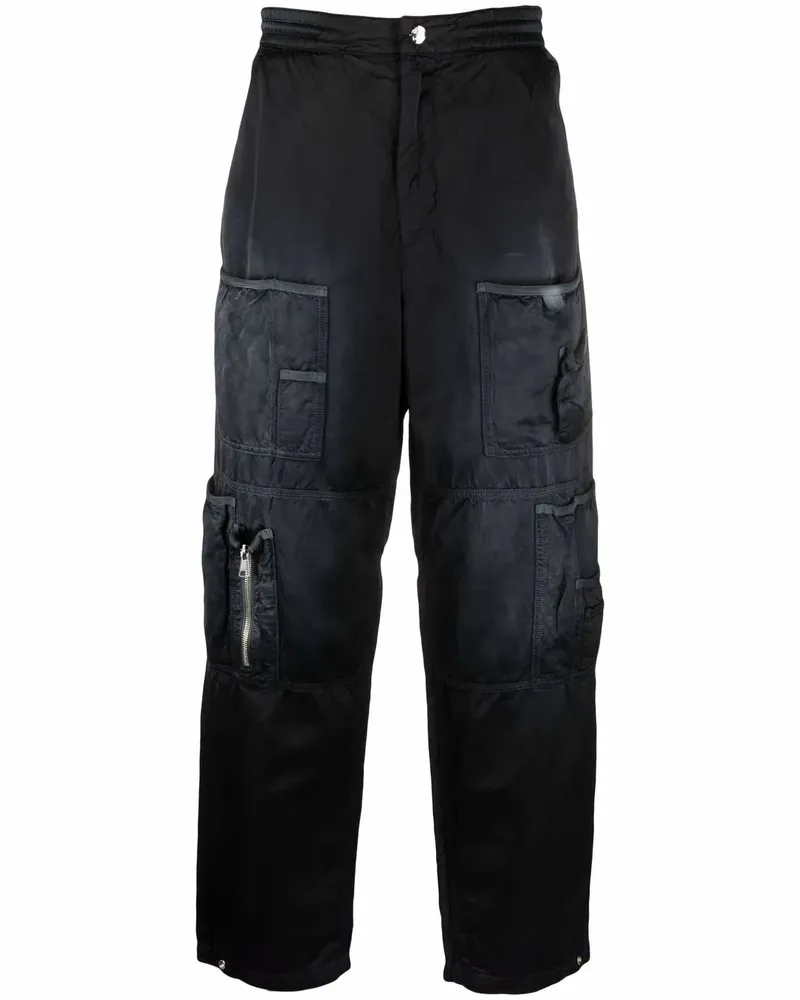 Diesel Hose mit lockerem Schnitt - Schwarz Schwarz