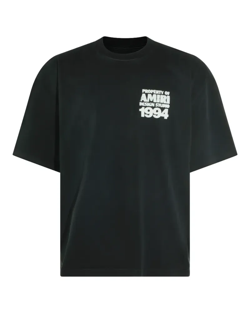 Amiri logo-print T-shirt - Schwarz Schwarz