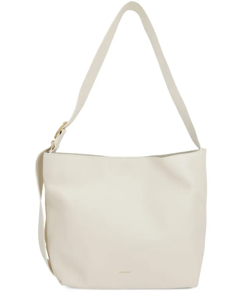 Jil Sander Mittelgroße Folded Tote Bag - Weiß Weiß