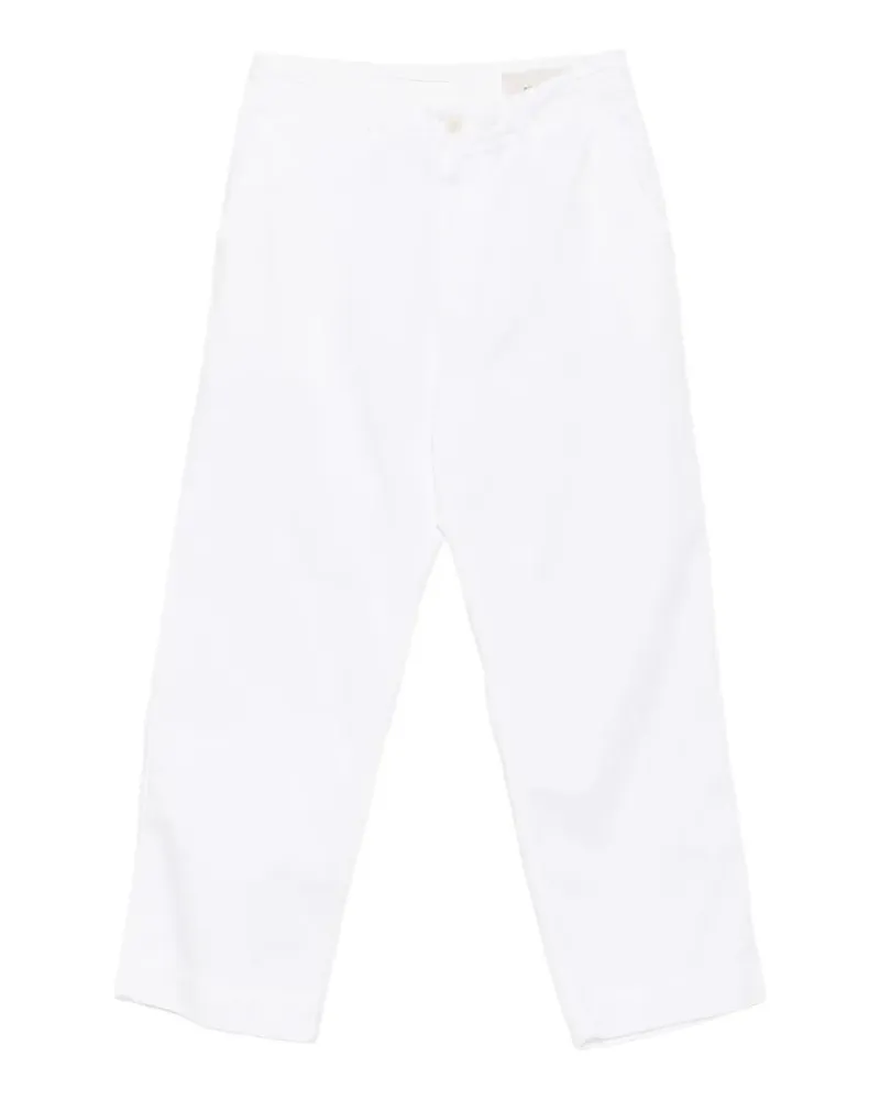 Original Vintage Style straight-leg cotton trousers - Weiß Weiß
