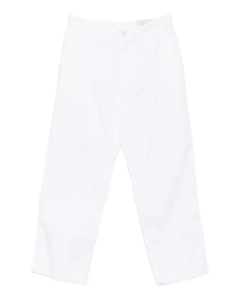 Original Vintage Style straight-leg cotton trousers - Weiß Weiß
