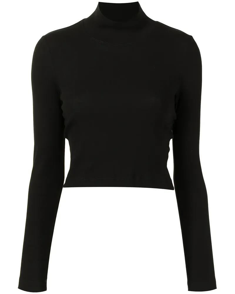 Rosetta Getty Pullover mit Stehkragen - Schwarz Schwarz