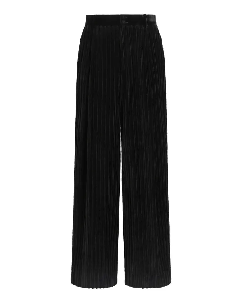 Dolce & Gabbana Hose aus Cord - Schwarz Schwarz