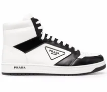 Sneakers mit Kontrastdetails - Weiß