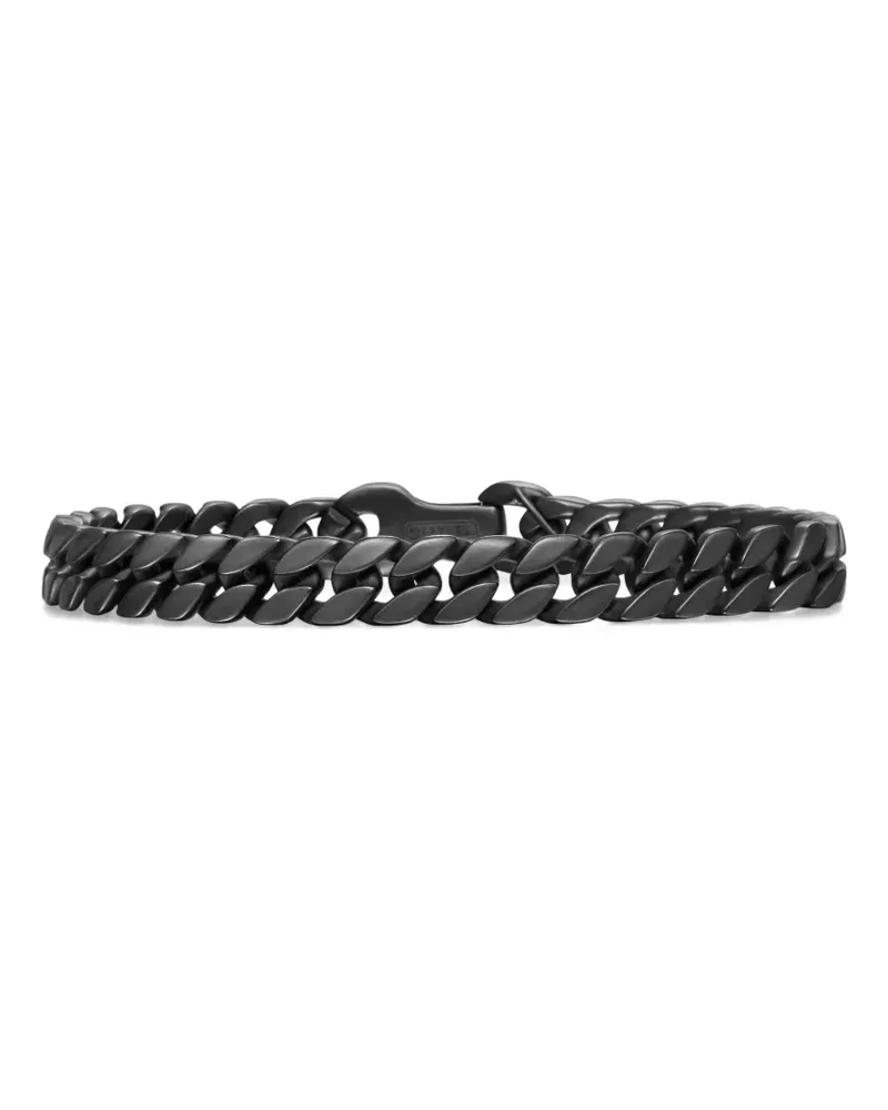 David Yurman Curb Chain Titanarmband 8mm - Schwarz Schwarz