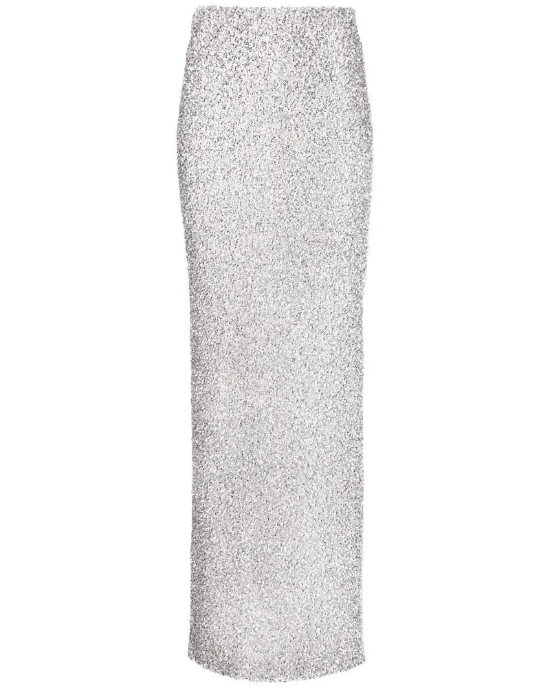 COPERNI Maxirock mit Kristallen - Silber Silber