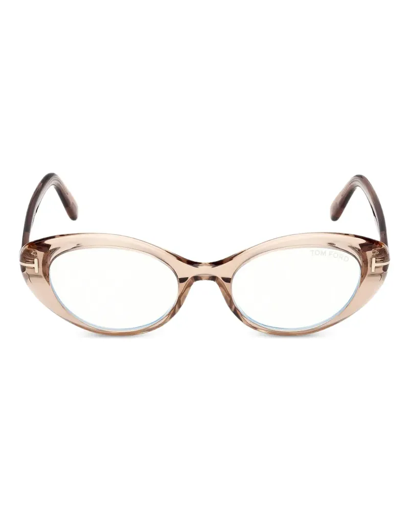 Tom Ford Brille mit Cat-Eye-Gestell - Nude Nude