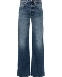 Dondup Jeans mit Logo-Patch Blau