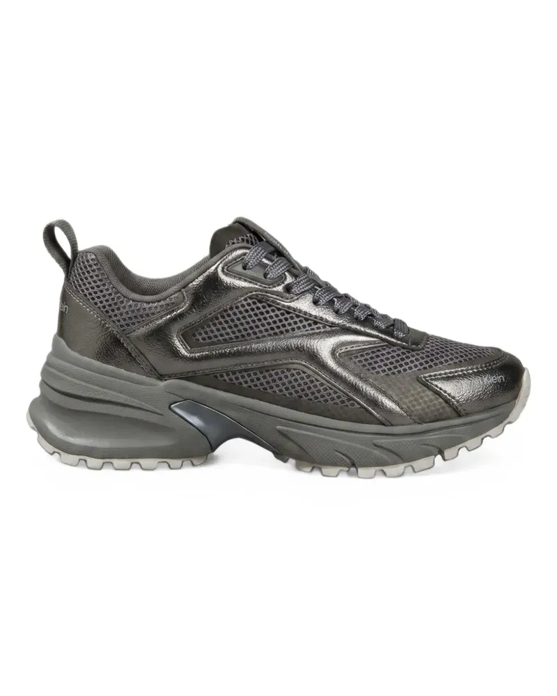 Calvin Klein Sneakers im Metallic-Look - Grau Grau