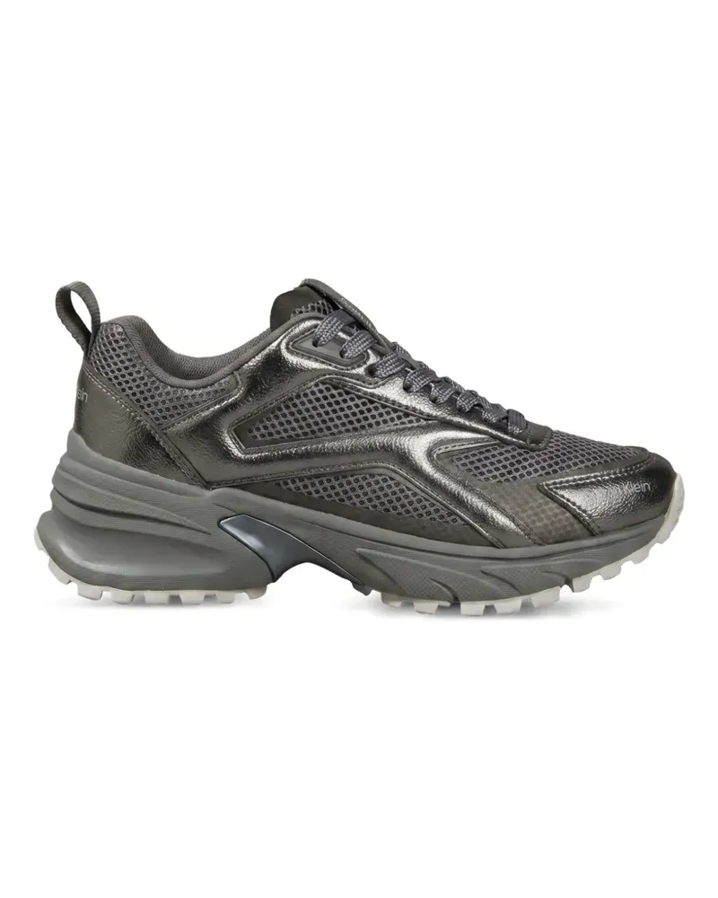 Calvin Klein Sneakers im Metallic-Look - Grau Grau