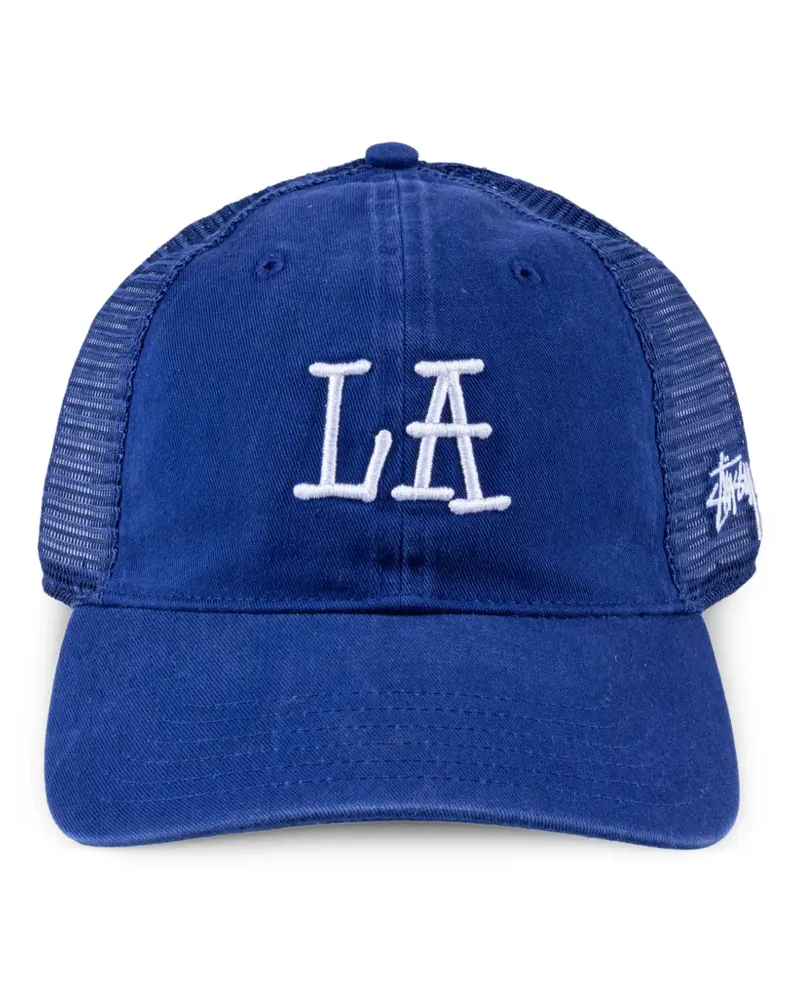 Stüssy LA chapter trucker cap - Blau Blau