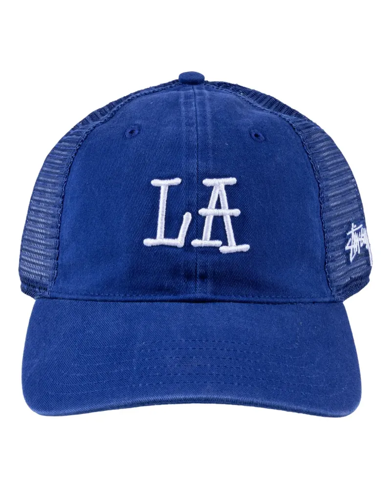 Stüssy LA chapter trucker cap - Blau Blau